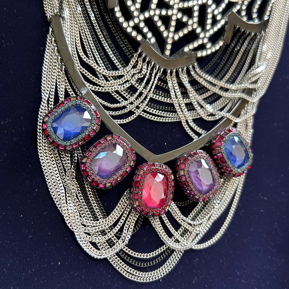 Swarovski dark big statement necklace 5142827 - Picture 10 of 12